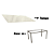 Conjunto Mesa Reno 160cm c/ Vidro + 06 Cadeiras Amsterda - Kappesberg - Imagem 7