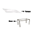 Conjunto Mesa Reno 150cm c/ Vidro + 06 Cadeiras Petra - Kappesberg - Imagem 6