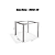 Conjunto Mesa Reno 90cm c/ Vidro + 04 Cadeiras Holanda - Kappesberg Crome - Imagem 5