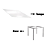 Conjunto Mesa Reno 90cm c/ Vidro + 04 Cadeiras Holanda - Kappesberg Crome - Imagem 7