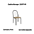 Conjunto Mesa Reno 90cm c/ Vidro + 04 Cadeiras Noruega - Kappesberg Crome - Imagem 7
