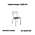 Conjunto Mesa Elba 150cm c/ Vidro + 04 Cadeiras Portugal - Kappesberg Crome - Imagem 3
