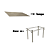 Conjunto Mesa Elba 140cm c/ Vidro + 04 Cadeiras Florença - Kappesberg Crome - Imagem 6