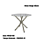 Conjunto Mesa Volga 95cm c/ Vidro + 04 Cadeiras Holanda - Kappesberg Crome - Imagem 4