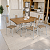 Conjunto Mesa Loire 160cm + 06 Cadeiras Florença - Kappesberg Crome - Imagem 1
