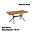 Conjunto Mesa Loire 160cm + 06 Cadeiras Lisboa - Kappesberg Crome - Imagem 4