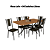Conjunto Mesa Loire 160cm + 06 Cadeiras Lisboa - Kappesberg Crome - Imagem 2