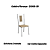 Conjunto Mesa Loire 120cm + 04 Cadeiras Florença - Kappesberg Crome - Imagem 3