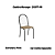 Conjunto Mesa Iguaçu 120cm + 04 Cadeiras Noruega - Kappesberg Crome - Imagem 3