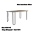 Conjunto Mesa Constanza 160cm + 06 Cadeiras Brisa - Kappesberg Crome - Imagem 4