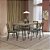 Conjunto Mesa Constanza 160cm + 06 Cadeiras Brisa - Kappesberg Crome - Imagem 1