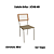 Conjunto Mesa Sardenha 105cm c/ Vidro + 04 Cadeiras Brisa - Kappesberg Crome - Imagem 3
