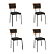 Conjunto Mesa Sardenha 90cm + 04 Cadeiras Petra - Kappesberg Crome - Imagem 8