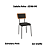 Conjunto Mesa Sardenha 90cm + 04 Cadeiras Petra - Kappesberg Crome - Imagem 3