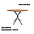 Conjunto Mesa Creta 90cm + 04 Cadeiras Malta - Kappesberg Crome - Imagem 4