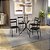 Conjunto Mesa Creta 95cm + 04 Cadeiras Bali - Kappesberg Crome - Imagem 1