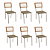 Conjunto Mesa Santorini 136cm + 06 Cadeiras Brisa - Kappesberg Crome - Imagem 8
