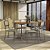 Conjunto Mesa Santorini 136cm + 06 Cadeiras Brisa - Kappesberg Crome - Imagem 1