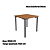 Conjunto Mesa Santorini 90cm + 04 Cadeiras Malta - Kappesberg Crome - Imagem 4