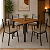 Conjunto Mesa Santorini 90cm + 04 Cadeiras Malta - Kappesberg Crome - Imagem 1