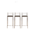 Conjunto Mesa Bistro com 03 Banquetas Gênova Cromado - Kappesberg Crome - Imagem 8