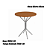 Conjunto Mesa Bistro com 03 Banquetas Gênova Cromado - Kappesberg Crome - Imagem 4