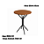 Conjunto Mesa Bistro com 02 Banquetas Jade Preto - Kappesberg Crome - Imagem 4