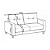 Sofá Living Smart 244cm - Estofados Rincão - Imagem 6