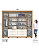 Roupeiro 265cm 06 Portas Lumiere - Ref. D352-221 - Cinamomo/Off White - Móveis Henn - Imagem 6