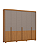 Roupeiro 262cm 06 Portas Carter - Ref. D354-220 - Cinamomo/Avela - Móveis Henn - Imagem 4