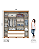 Roupeiro 211,5cm 06 Portas Riade - Ref. D353-221 - Cinamomo/Off White - Móveis Henn - Imagem 6
