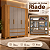 Roupeiro 211,5cm 06 Portas Riade - Ref. D353-220 - Cinamomo/Avela - Móveis Henn - Imagem 1