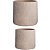 KIT CACHEPOT NUDE EM CIMENTO - 2 PEÇAS - Imagem 1