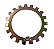 3893560773 - ARANHA TRAVA CUBO CARRETA GUERRA/ IDEROL/NOMA/KRONE/PASTRE - 90 X 126 X 2,00 MM - 19 DENTE - Imagem 1