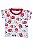 CONJUNTO - CAMISETA  ESTAMPADA PANDA E SHORTS VERMELHO - Imagem 3