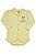 BODY MANGA LONGA AMARELO - BOTÃO FRONTAL - Imagem 1