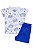 CONJUNTO - CAMISETA  ESTAMPA URSINHO E SHORTS AZUL - Imagem 2