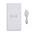 Power Bank 8000mAh com Carregamento via Indução ou via Cabo - Personalizado - Imagem 3