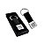 Chaveiro Metal com Couro Personalizado - Imagem 1
