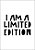 Quadro Infantil I am Limited Edition preto - Imagem 1