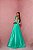 Vestido Longo Princess Verde Esmeralda - Imagem 2