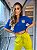 Cropped Polo Brasil Azul - Imagem 1