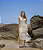 Vestido Midi Croche Areia - Imagem 6
