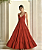 Vestido Longo Linho Verlu Vermelho - Imagem 1