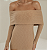Vestido Longo Modal SPFW Nude - Imagem 4