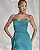 Vestido Longo Cetim Manu Verde Esmeralda - Imagem 6