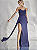 Vestido Longo Cetim Manu Marinho - Imagem 1