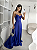 Vestido Longo Cetim Fly Azul Royal - Imagem 4