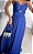 Vestido Longo Cetim Fly Azul Royal - Imagem 5