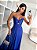 Vestido Longo Cetim Fly Azul Royal - Imagem 6